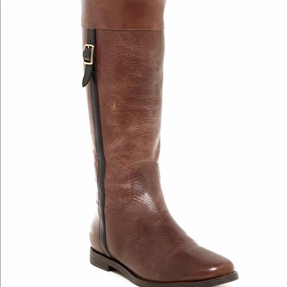 Cole Haan Brown Eldridge Leather Riding Boot - Picture 7 of 8